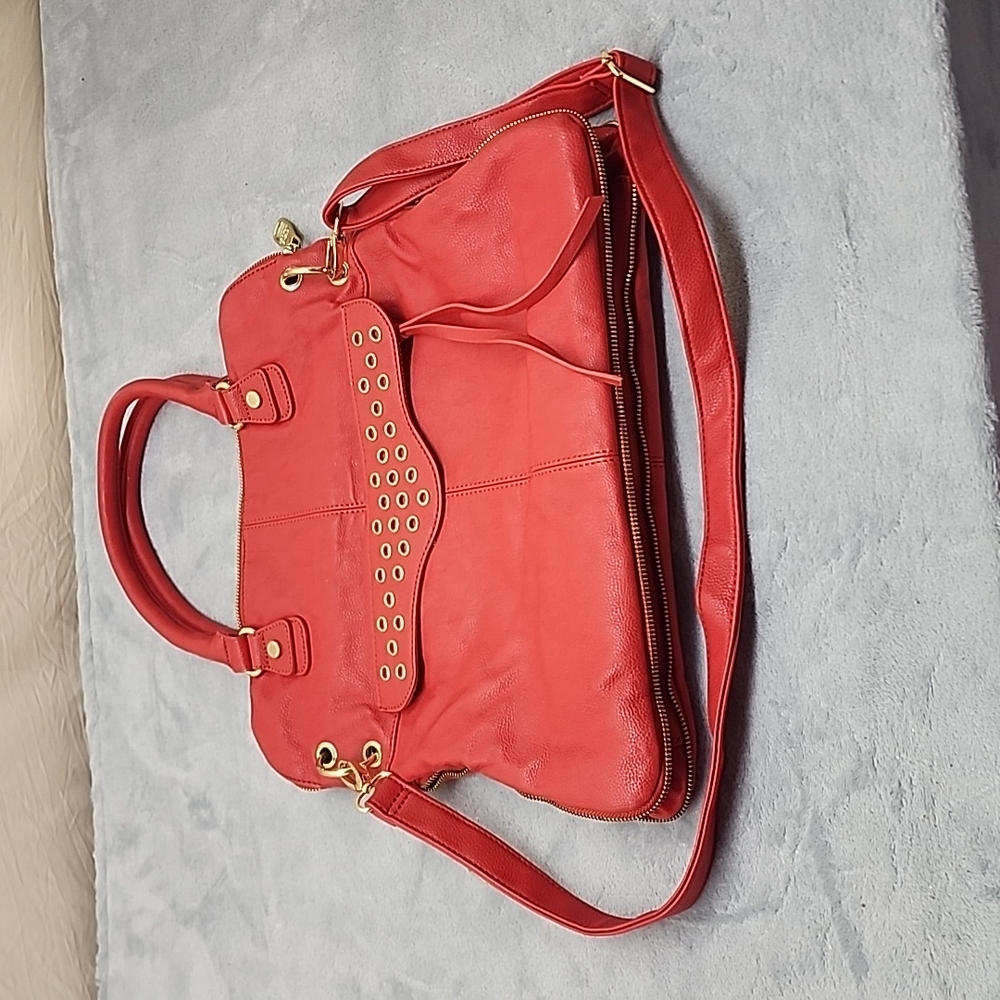 Steve Madden Red Faux Leather Purse